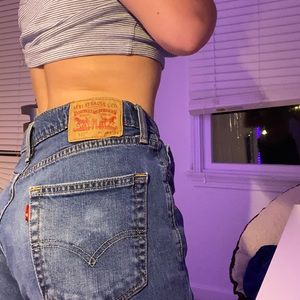 baggy straight leg levi jeans